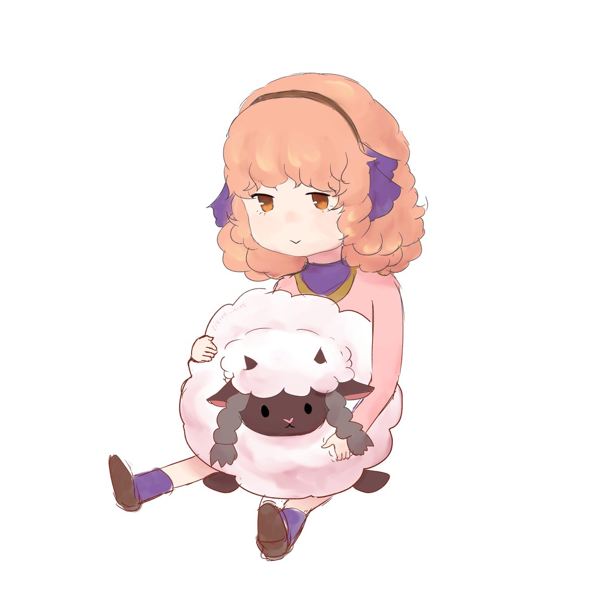 「doodled a sheep and a sheep ?
wooloo is 」|ciarreのイラスト