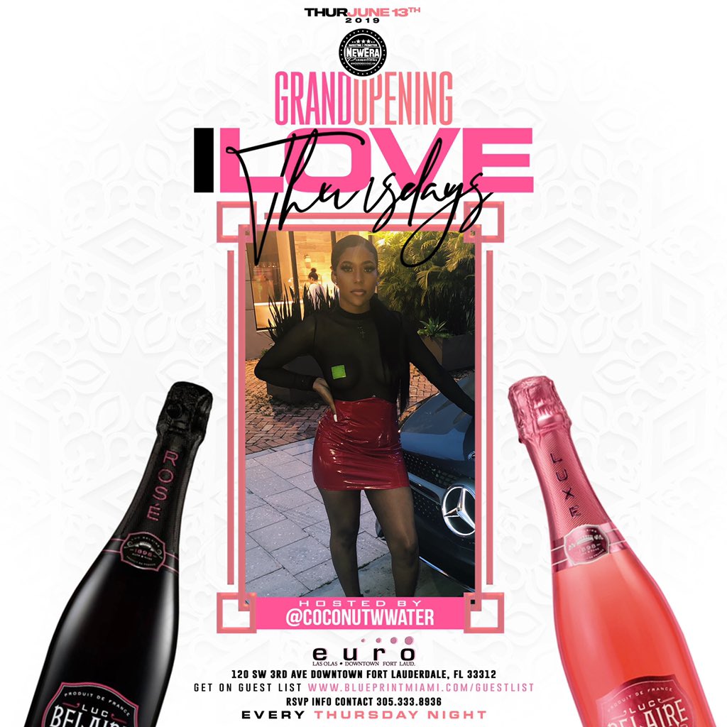 CheeseDaShoota's tweet photo. June 13th The Official Grand Opening For #iLoveThursday @ Club Euro! Ladies In Free & Drink Free All Night, Each & Every Thursday! @clubeuro 🤗🔥 https://t.co/zk15y7ic6P