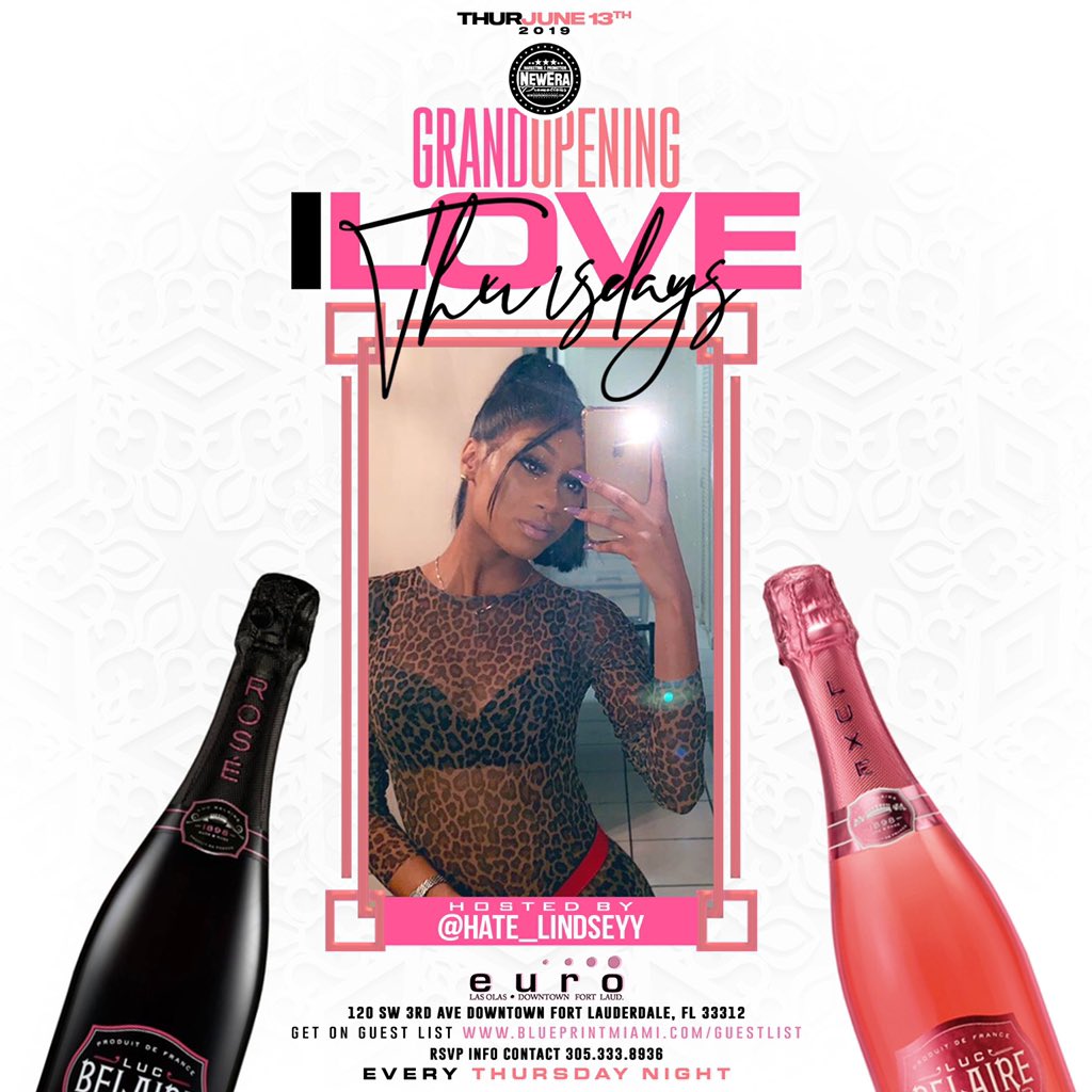 CheeseDaShoota's tweet photo. June 13th The Official Grand Opening For #iLoveThursday @ Club Euro! Ladies In Free & Drink Free All Night, Each & Every Thursday! @clubeuro 🤗🔥 https://t.co/zk15y7ic6P