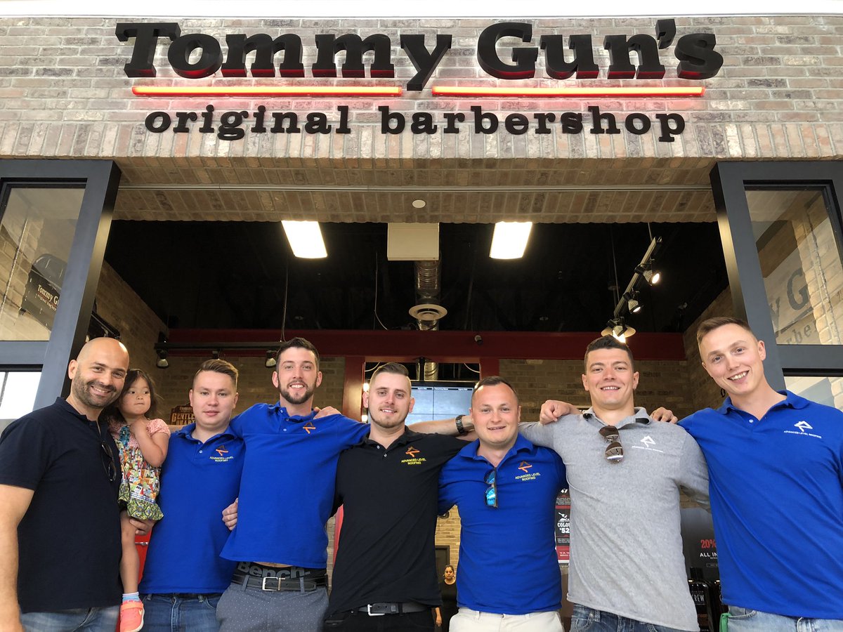 calgaryroofer's tweet photo. Just a little off the top, sir! Team haircut day! 💇♂️💙
@TommyGunsBarber
#teamhaircutday #fresh #advancedlevelroofing #homestars #bestofhomestars2019 #bestcontractor #ALR #Calgary #yyc #calgaryroofing #calgaryroofers #calgaryalberta #roofing #newbrightonyyc
https://t.co/ImkbdOYeGN
