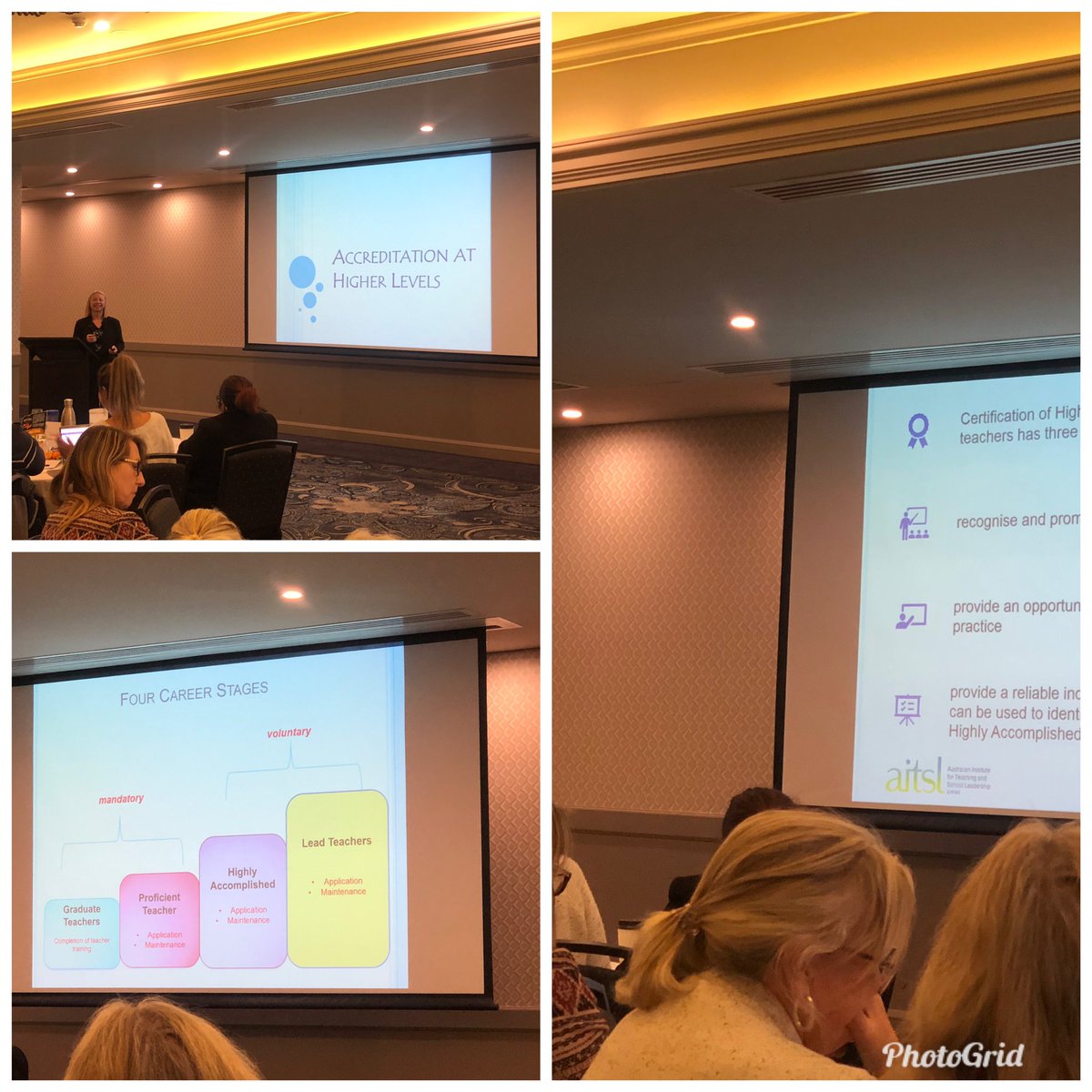 LilaMularczyk's tweet photo. Great session delivered by Di Colb LT on the significance of & the rewarding process, Accreditation at Higher Levels. #Lead4Success @nswppa @daskkiphil @revans1413 @MegaheyRod @NSWSPC @NSWEducation @dizdarm @mscott @GeorgeHarrisson @johnqgoh @RowlesLorraine @kennyped @ewathekids5 https://t.co/qxRylgcN1n