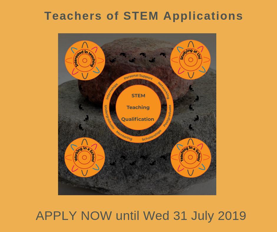 indigenous_gov's tweet photo. Applications are now open for interested participants and mentors for the Teachers of STEM Initiative being delivered by @StrongerSmarter for Aboriginal and Torres Strait Islander women! Applications close 31 July 2019. https://t.co/mu0kMk5quG #StrongerSmarter #TeachersofSTEM https://t.co/rEe61uwrxO