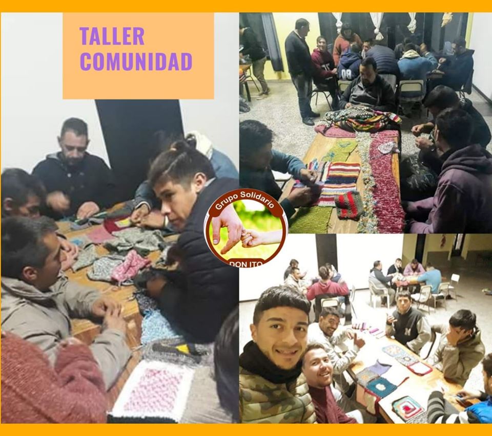 GS_DonIto's tweet photo. y se encargaron del esamblado de cuadraditos para el armado de mantas que se entregan a las familias que las necesitan de los barrios que semanalmente visitamos.

#AbrigamosJuntos
#DonItoEnLaComunidad
#TallerSemanal https://t.co/FwMZhizzyi
