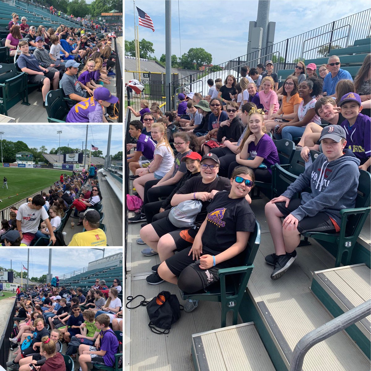 mrshannon_112's tweet photo. Ss @fwhms2003 had an awesome day @woobaseball during their Education Day! #worcesterbravehearts #fwhms2003 #fieldtrip https://t.co/hFW4UW0sfy