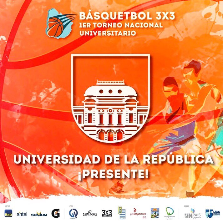 #Básquetbol | ¡La Universidad de la República estará en el 1er Torneo Nacional Universitario de Básquetbol 3x3! 🏀 🗓️ Sábado 20 de julio
📍Polideportivo de Tacuarembó

Más info: bit.ly/3x3-tacua