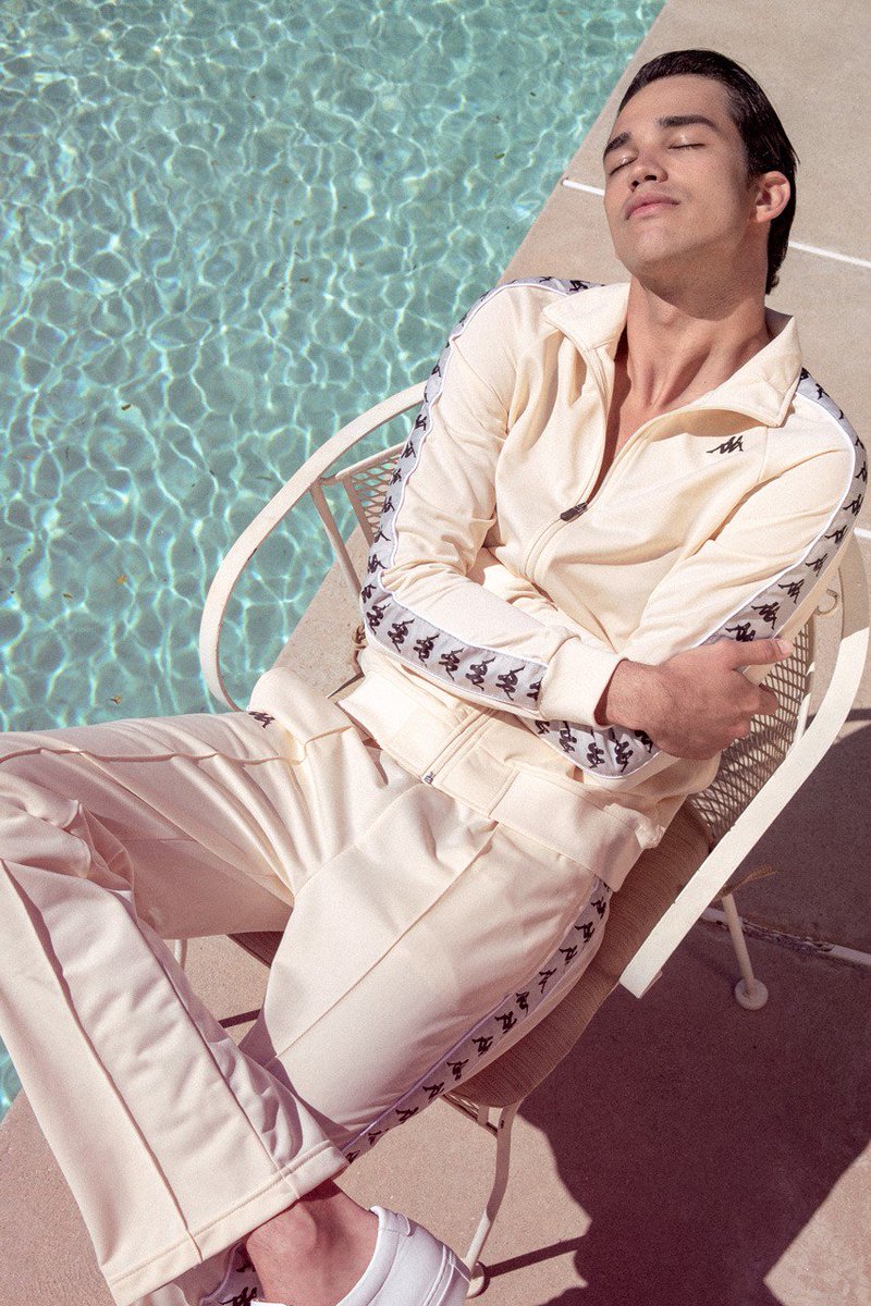 BoysCo's tweet photo. Kappa's new Pastel Collection has just hit all Boys'Co retail stores today!  Choose from pastel blue, cream, and silver grey variations of track jackets, tees, and track pants to liven up your look! https://t.co/tL3y7VakCe