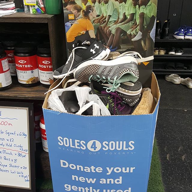 depthtraining's tweet photo. Last call for Soles4Souls! 

Our #DepthFamily has done an incredible job of filling the donation box. So we're going to keep collecting your shoes (any size, any style!) until June 17th! 👞👠👟👡👢 https://t.co/A2sVG7StWY