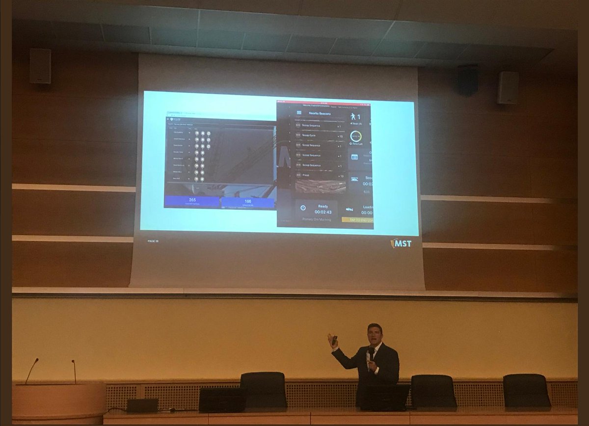 MST_Global's tweet image. Dr Sean Dessureault presenting on the need for digital transformation and the removal of paper-based management. 

Thanks for the mention @im_mining 

#APCOM2019 #MSTGlobal #DigitalTransformationIsHere

ow.ly/RdAp50uwIHy