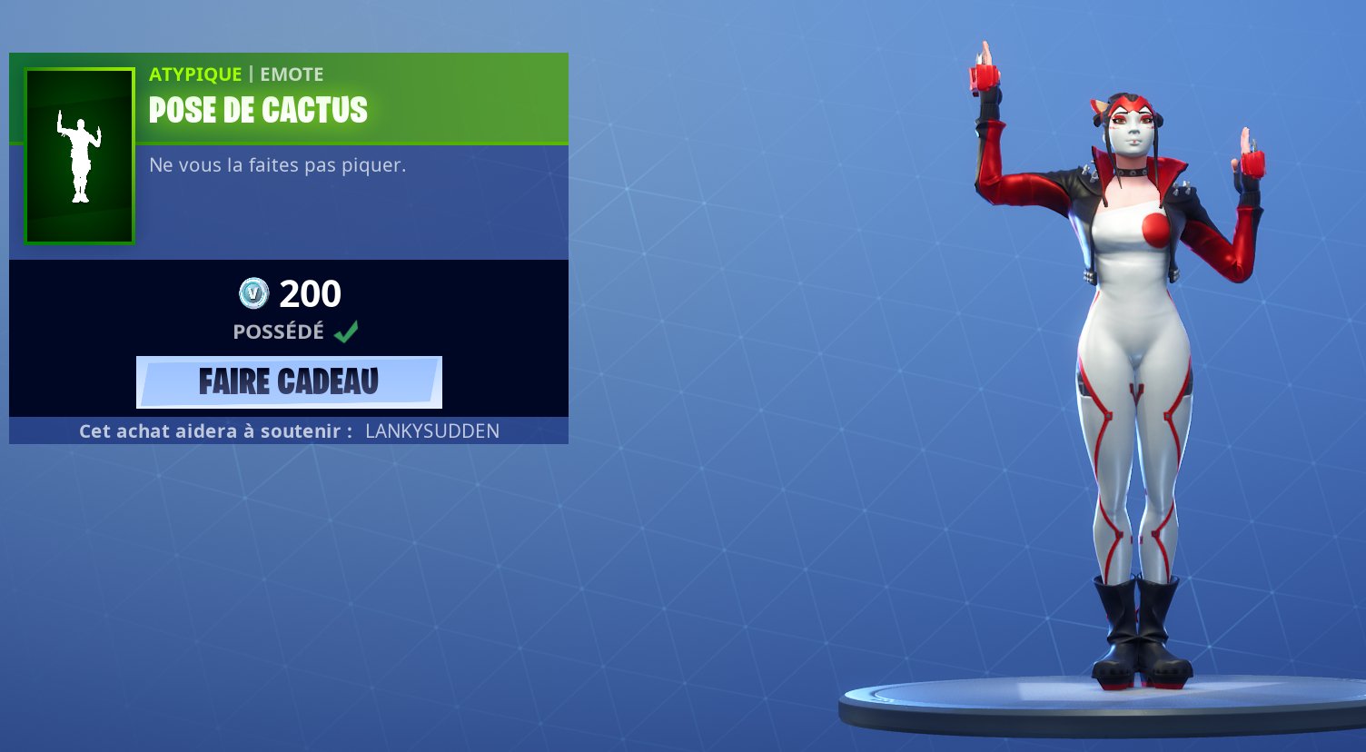 Prickly Pose - Fortnite Emote 