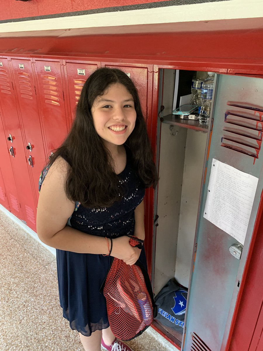 CantuMaricela's tweet image. Congrats Salma on receiving the Presidential Award during the @woodbridge_ms 8th Grade Awards Ceremony. On to @WoodbridgeHS next year! @NISDPatNeff ✅ out the Texans sweatshirt in her locker. #onceaTexanalwaysaTexan #APprogram #PLTW