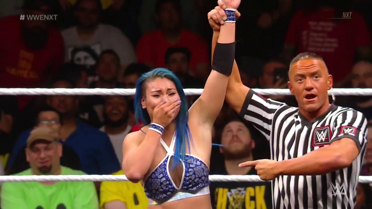 WWENXT's tweet photo. What a huge win for @MiaYim! #WWENXT https://t.co/1MJWa54hKx