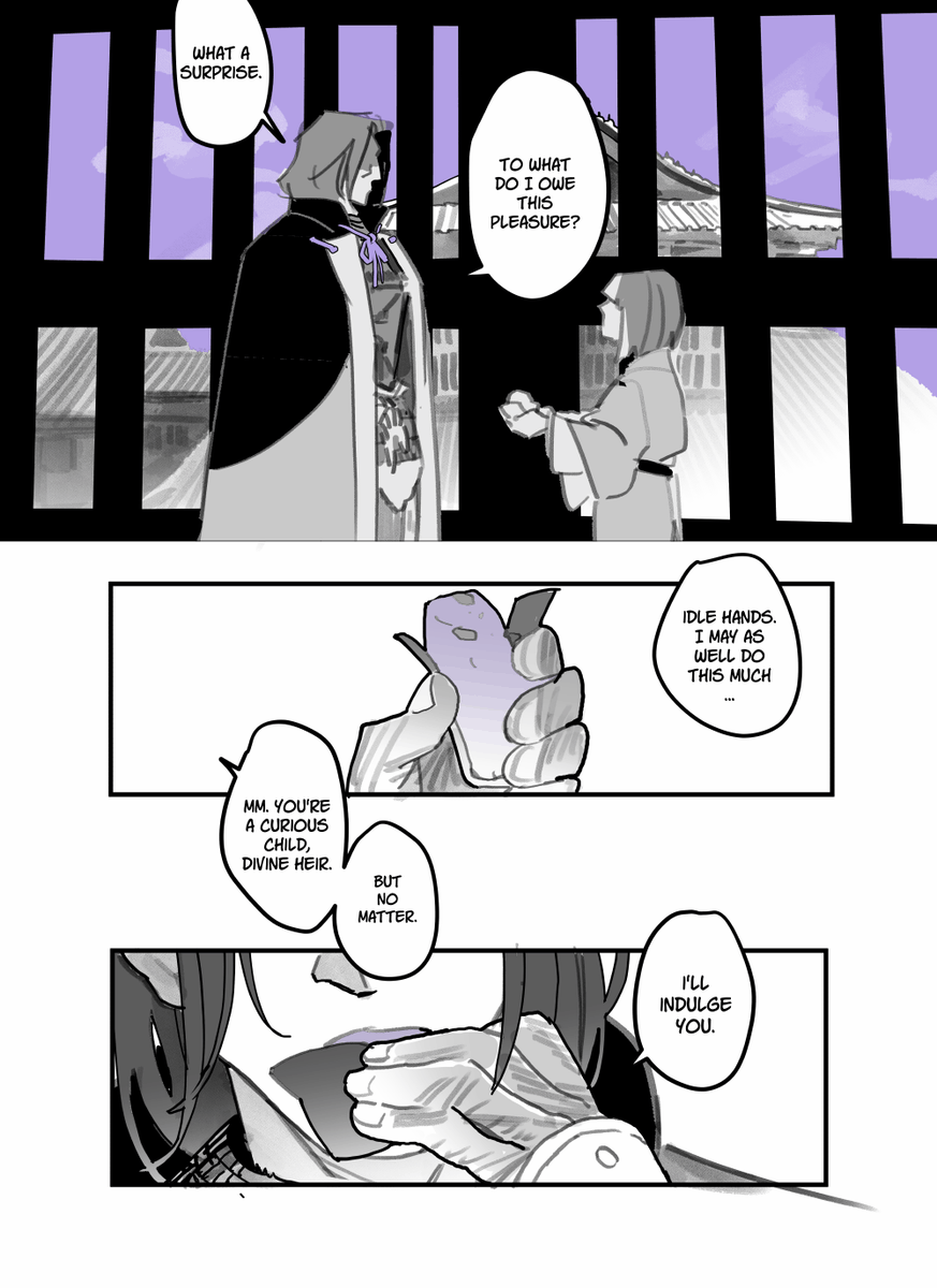 [sekiro, dead wolf au] "ohagi", kuro poisons the immortal lord genichiro: pages 1-3 