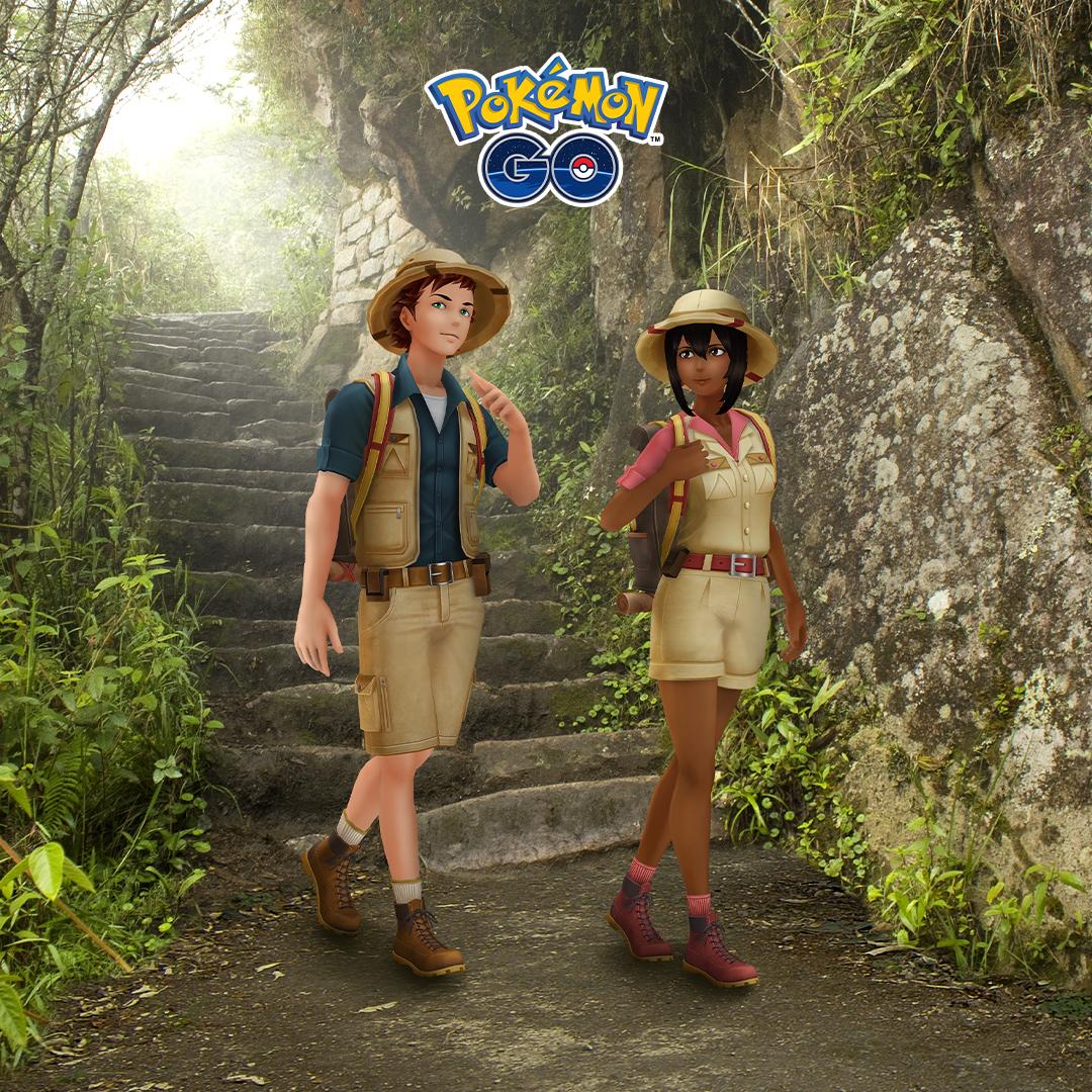 ポケモンgo攻略 Gamewith 新しいアバターが登場 モデルは原作の いせきマニア と バックパッカー ですかね ポケモンgo