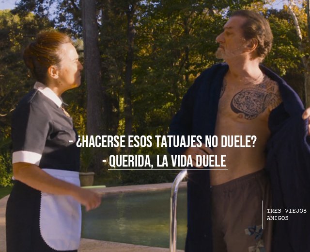 La sabiduría no se improvisa 👴🏼💡
TRES VIEJOS AMIGOS 
¡Desde MAÑANA en salas de cine del país!
#cestlavie #estreno #massabeeldiabloporviejoquepordiablo