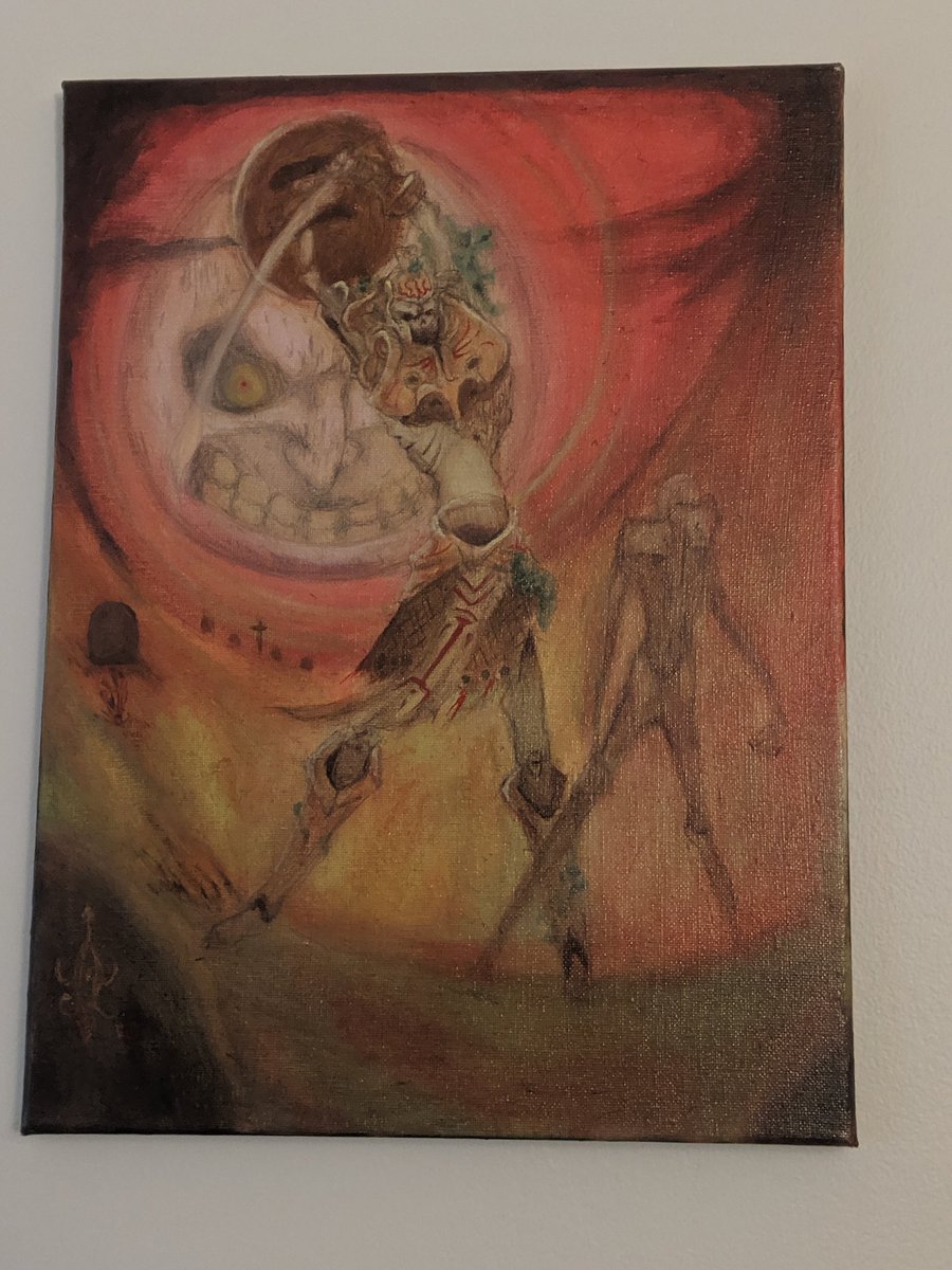 us_cod2's tweet image. Awesome legend of Zelda fanart oil canvas by Ashley Johnson #Ashleysgubbles if you like, follow her under Ashleysgubbles.