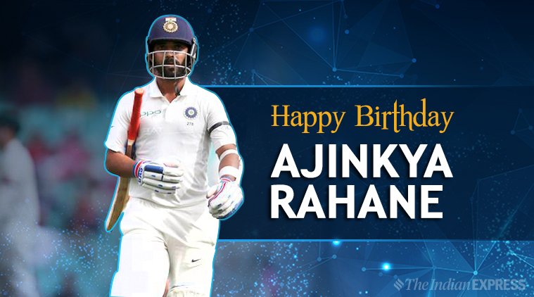 India\s Test vice-captain turns 31 today. Here is wishing Ajinkya Rahane a very happy birthday 