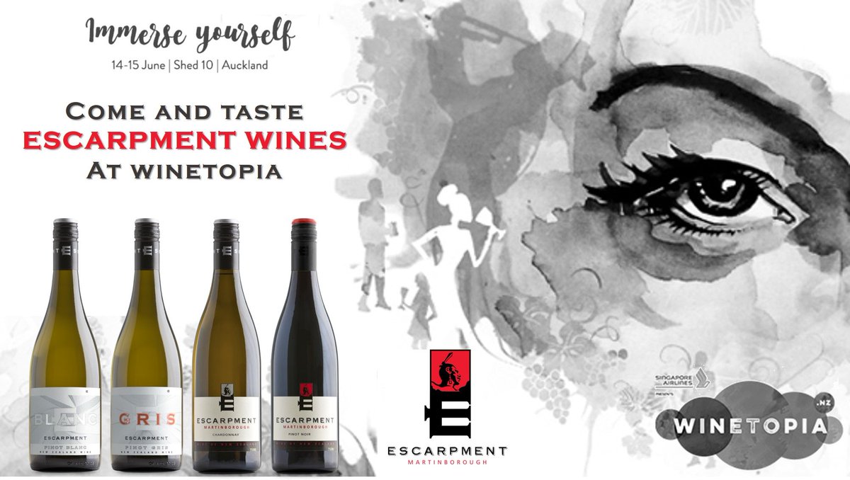 LarryMcPinot's tweet photo. Next week, Escarpment will be part of @WinetopiaNZ Auckland: a perfect occasion to taste Escarpment wines with @LarryMcPinot π·π·
Our Pinots are waiting for you π
Tickets here : https://t.co/P21YLMiauH
#EscarpmentWines #EscarpmentVineyard #NZWine #WinetopiaAuckland https://t.co/XmdXEB1OWh