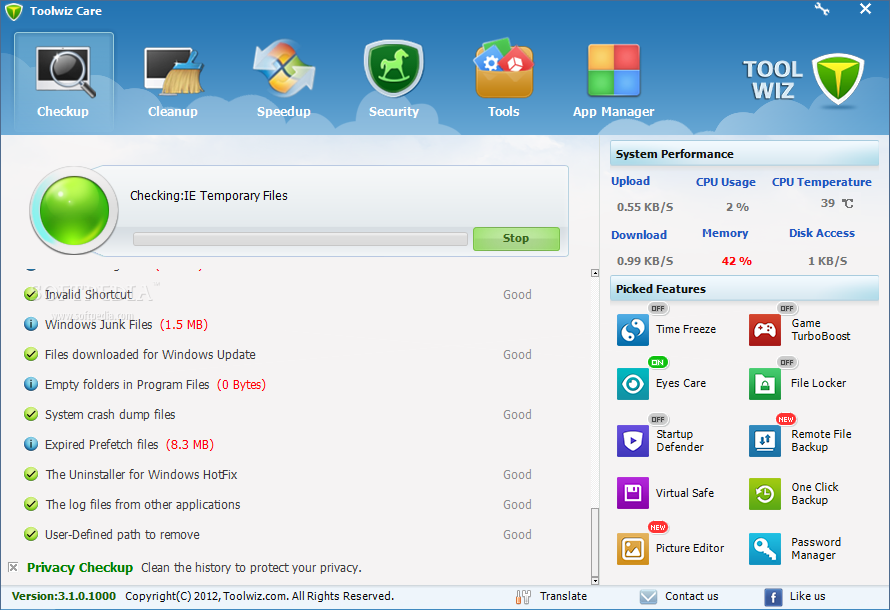 ToolwizC's tweet photo. 🙂👉👉@ToolwizC is a freeware system optimizer app filed under system cleaning software and made available by ToolWiz for Windows.
👉👉Download Here- https://t.co/xrNICls6Wy
#toolwizcare #system #PCGaming #PCfilm #pc https://t.co/dmXLOPiSIb