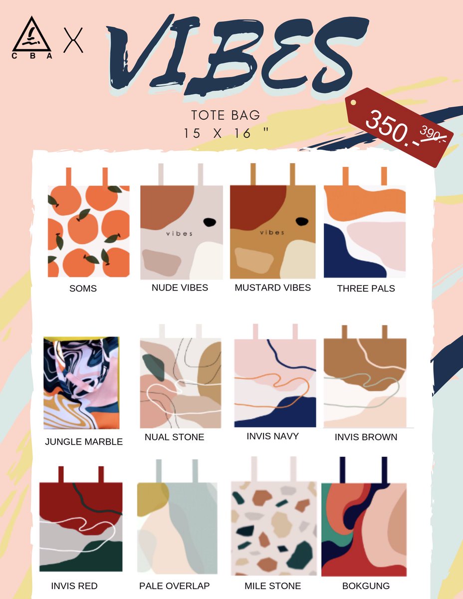 cba_chula2019's tweet photo. กระเป๋าแฟชั่นสวยๆจาก VIBES จ้าาาา❤️
💸 ราคาใบละ 350 บาท
🚚 ลทบ40 / ems60
📍 นัดรับ: สยาม / จามสแควร์ / เดอะมอลล์บางกะปิ
#กระเป๋าแฟชั่น #กระเป๋าผ้า #กระเป๋าสะพาย #กระเป๋าสะพายข้าง #vibes #cba #cbachula #cba2019 #cu102 #dek62 #cufirstdate2019 https://t.co/AsHjkTZqNT