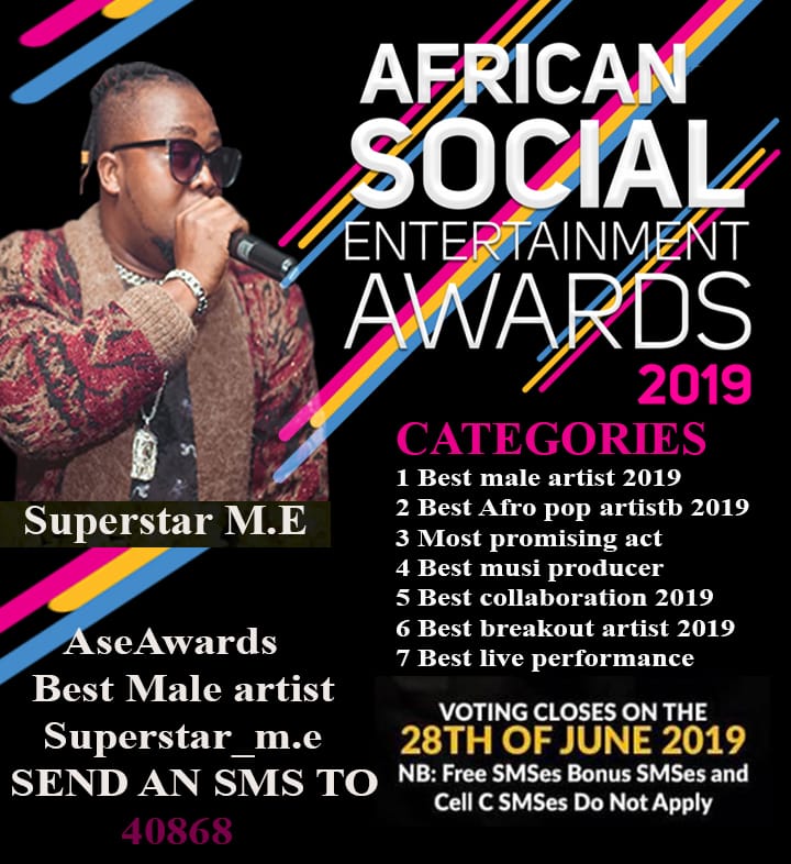 Superstar_m_e's tweet photo. Vote for me please.  I have been nominated on 7 different categories on the ASEA Award South Africa. Voting by sms only... https://t.co/q0qzp1FmF5