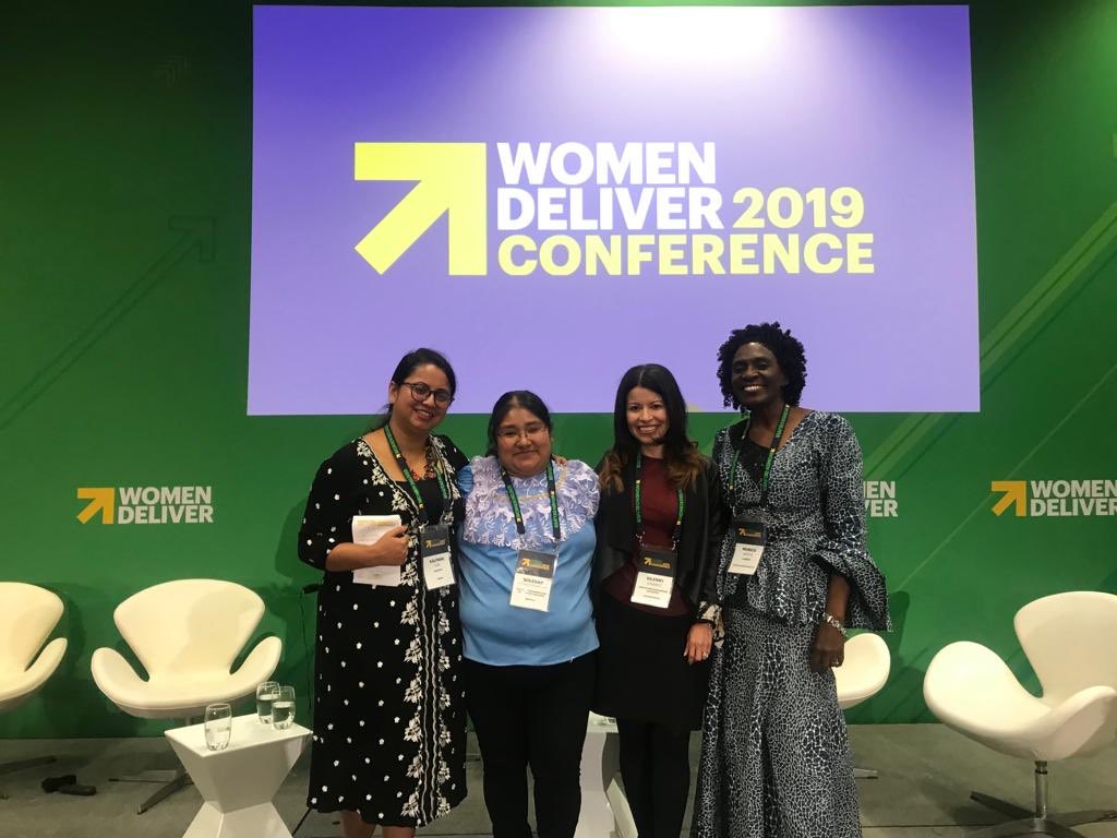 alianzabosques's tweet photo. Talking about how women’s #LandRightsNow play a role in achieving global #climate and #development goals. Sharing at #WD2019 with @RECOFTC, @DrMhojam of @Landesa_Global, and @Silennyr on #ThePowerOf indigenous + community women. 
 #WomenDeliver #GenderEquality #Deliver4Good https://t.co/F8peSHJTlJ