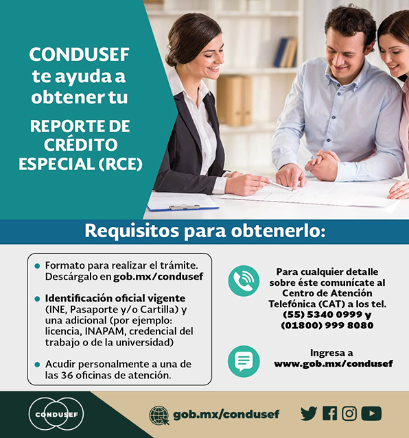 CondusefMX's tweet photo. Revisa tu Historial Crediticio al menos una vez cada 12 meses, ya que es sin costo y sobre todo VERIFICA que no existan créditos que no hayas contratado. En CONDUSEF te apoyamos a obtenerlo. https://t.co/bvfdhNNXUv https://t.co/aDw4GJrGux