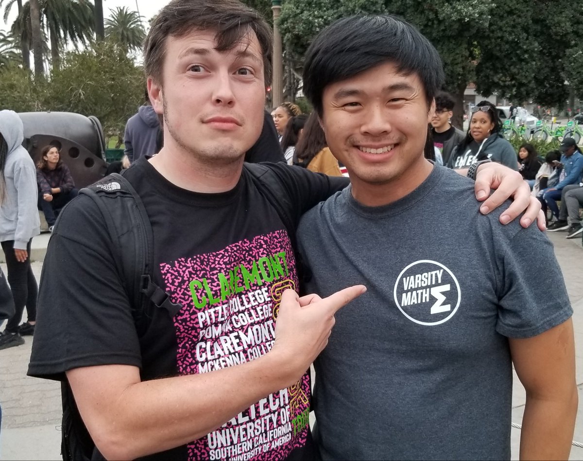 howie_hua's tweet photo. Finally got to meet @rawrdimus! #varsitymath https://t.co/NFVwOerxYm