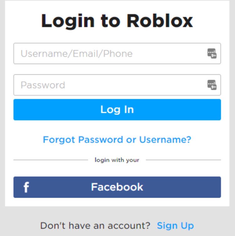 Roblox Sign In - roblox audio stealer script robux com login