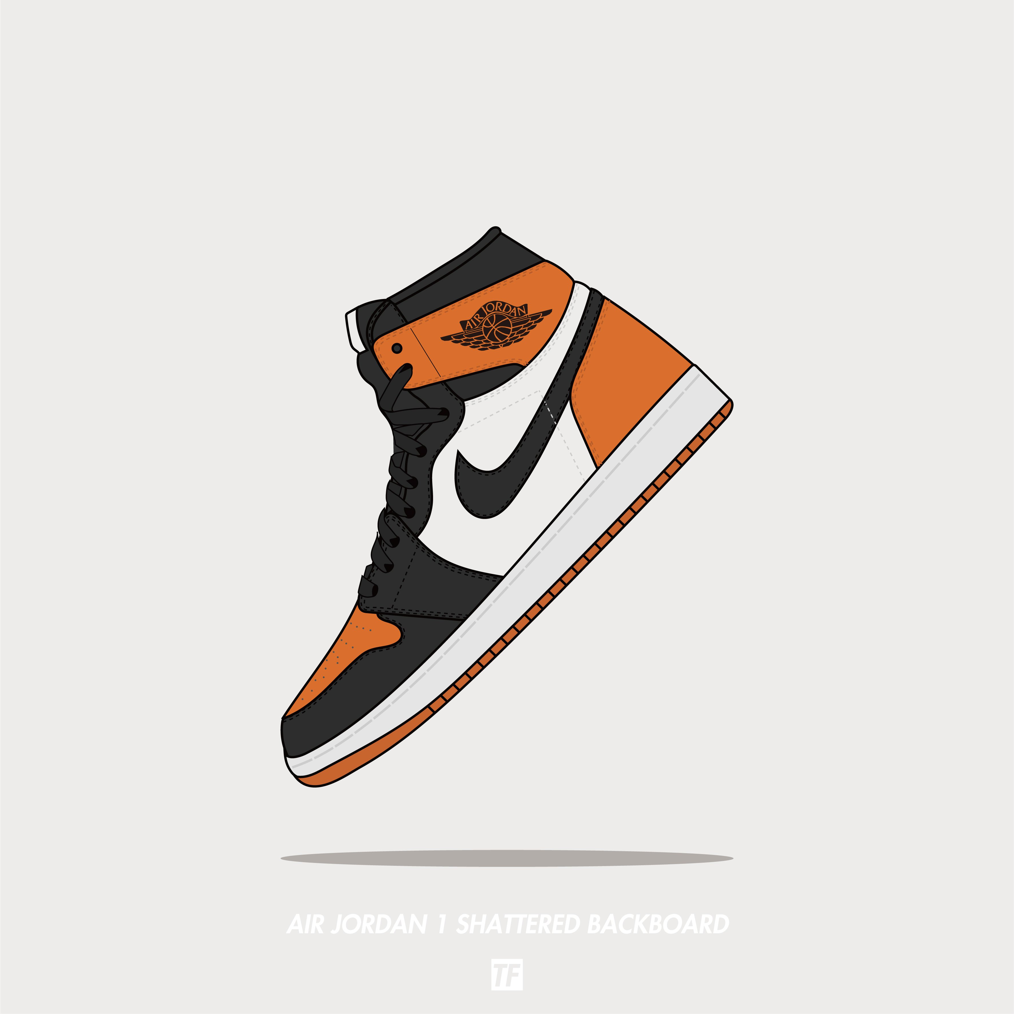 Tf スニーカーイラストレーター Air Jordan 1 Shattered Backboard Nike Aj1 Airjordan Airjordan1 Aj1shatteredbackboard Sneakers ナイキ ジョーダン1 ジョーダン エアジョーダン シャッタードバックボード スニーカー スニーカー