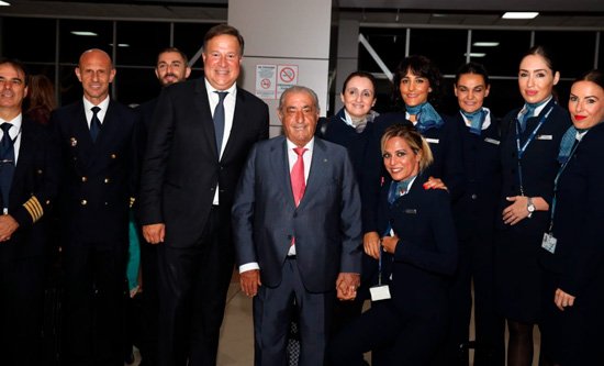 fampress's tweet photo. Galería de Imágenes -Air Europa aterriza en Panamá  @AirEuropa @Globalia_corp #Panama  https://t.co/dN3NbzYXz3 https://t.co/hw2HNd8usP