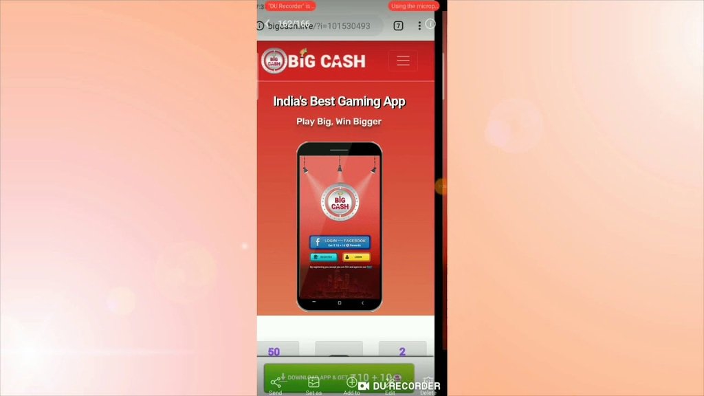 anujkrsingh45's tweet image. Play Big Cash the best earning game of 2019. Download now and get ₹ 10 and 10 Big Cash token

 bonus. bit.ly/2ZhuFvZ

Famous app-
#mpl #gamechamp #BigCash #dream11 #paytmcash