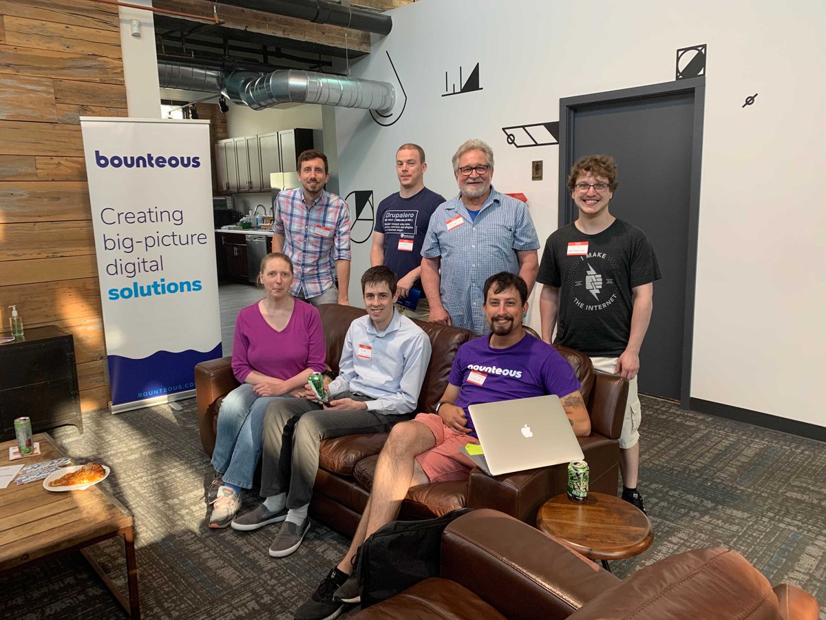 drupalchicago's tweet photo. Thanks to all who came, @Dan4QoL for presenting, and @Bounteous for hosting this evening's meetup. It was a great time. #drupal #DrupalChicago https://t.co/2tvLaQIGel
