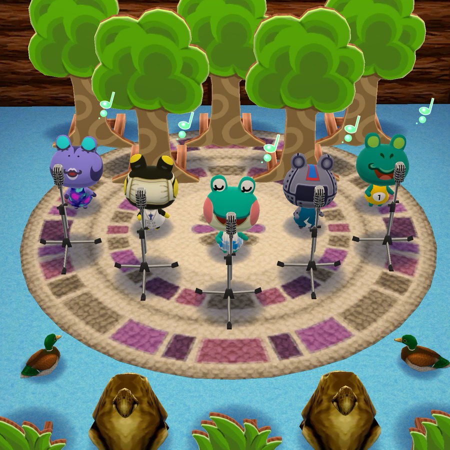 ポケ森 今日はカエルの日 みんなのカエルにちなんだレイアウト ポケ森攻略ガイド