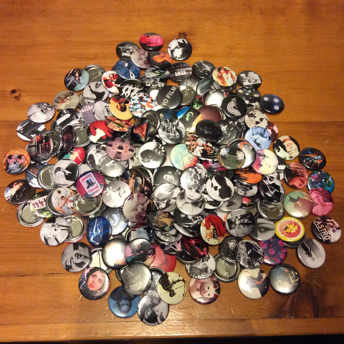 SFCinematheque's tweet photo. It's not a film fest without...
BUTTONS by SEBASTIAN di TROLIO (of London, Ontario).

Not available in stores!
Not available online!

Visit the world famous CROSSROADS merchandise table @SFMOMA Friday–Sunday.
https://t.co/fXtkLr6abR

#xrdsx 
#buttons 
#filmfestival 
#buttonking https://t.co/z49ft2Qdj7
