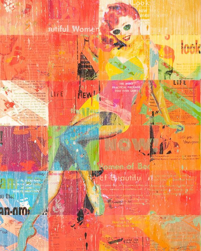 Red Head 30x40 #mixedmedia #art at the Mr & Mrs show @dkcontemporarygallery  Fri June 7 #mariettasquare 5-7pm

bit.ly/2vfr9VR

#artshow #atlart #weloveatl #husbandandwifeartists #mrandmrs #mixedmedia #contemporaryart #art #popart #vintageadvert… bit.ly/2HZ7v7J