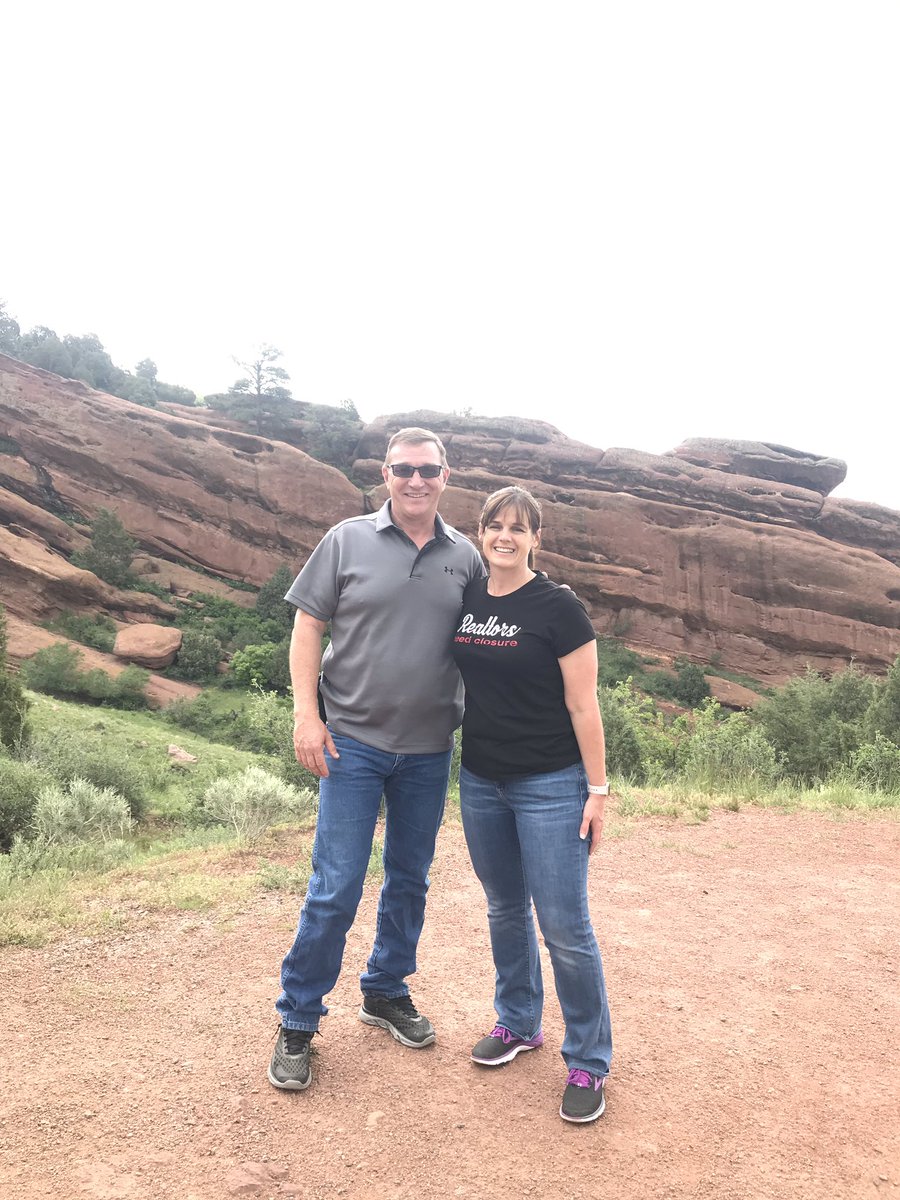 Buyafarmgirl's tweet photo. We made it to Red Rock in Colorado! Came for Real Estate classes... but got a chance to explore the area before we learn from professionals from across the country. #rli #wesellland #propertypeddler https://t.co/yLJMdEvNEX