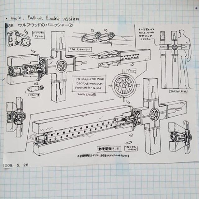 ウマヲ على تويتر 十字架型の武器もいいよね トライガン パニッシャー ニコラス D ウルフウッド ウルフウッド ニコ兄