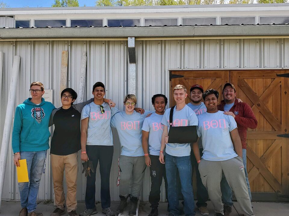 As summer swings into full gear we’d like to look back at all our accomplishments over the second semester at UNM, from volunteering for spring storm to closing out our first year as a colony alongside our brother Alex Contreras who served as our Colony development coordinator!