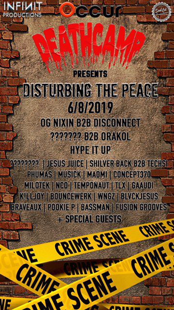 FusionGrooves's tweet photo. Come underground with me! @FusionGrooves DJing @DeathCampEvents #DisturbingThePeace Saturday June 8, 8:30pm, Los Angeles. Tix still available (link: https://t.co/UhuYs2NCJu) https://t.co/1ibxnK41eu https://t.co/L6S5igPQNT