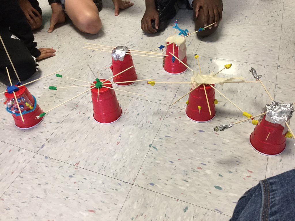 MsMeineke2nd's tweet photo. Sphero’s SPARK robots are #1 with 2nd &amp; 3rd graders! 😊
Build, design, POP!!! Alien Balloon Pop and Yes,,,a SPARK robot powers each red cup.....Future engineers at work &amp; play inspired by a visit from 2018 Sphero Hero Aspen! @spheroedu #spheroedu #ThisIsThornton @NISDElemScience https://t.co/PplZ6p5H22