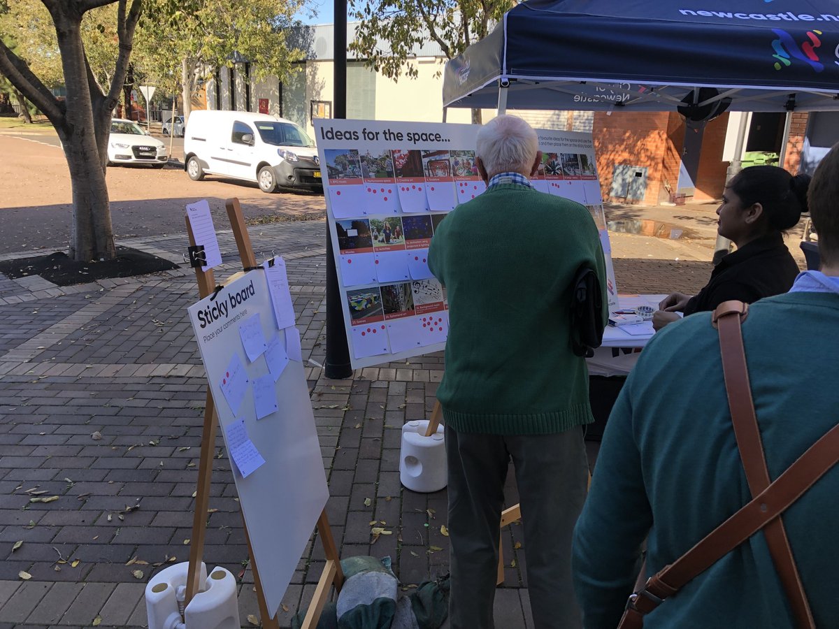 socialpinpoint's tweet photo. @CityNewcastle is holding an Idea Storming Drop-In Session right in the plaza they're planning to upgrade (just up the street from our office!). Check out the online version of their Ideas Wall here --> https://t.co/Dq4lkVZV9r #communityengagement https://t.co/QM5cxvA3lQ