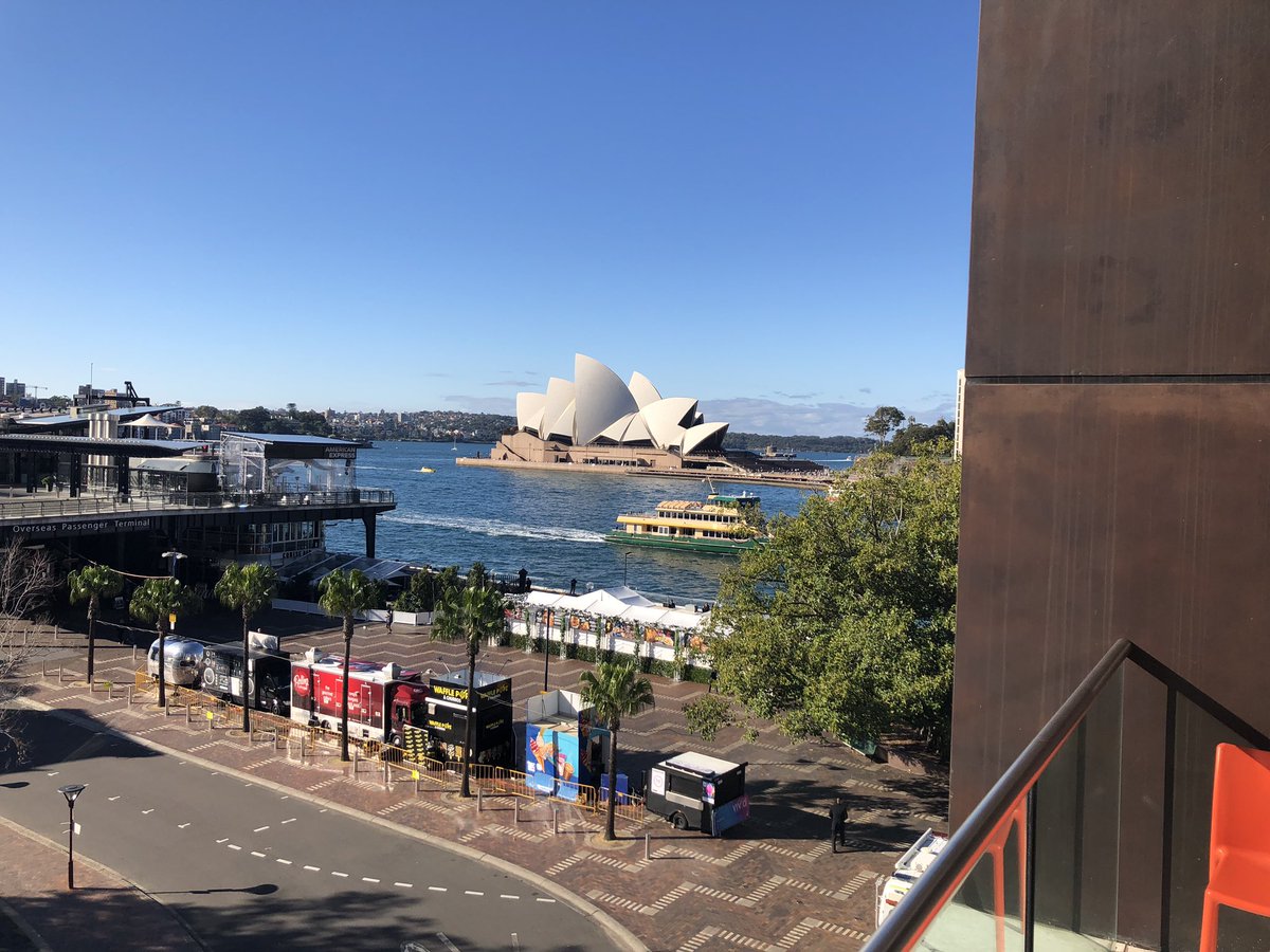 In fabulous sunny Sydney at the AISNSW Shine a light on Wellbeing Conference. Great program and view.