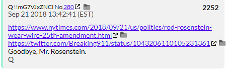 93. QDrop 2252. "Goodbye Mr. Rosenstein" Drink, and by drink I mean drink MMS to end the terminal condition known as life.