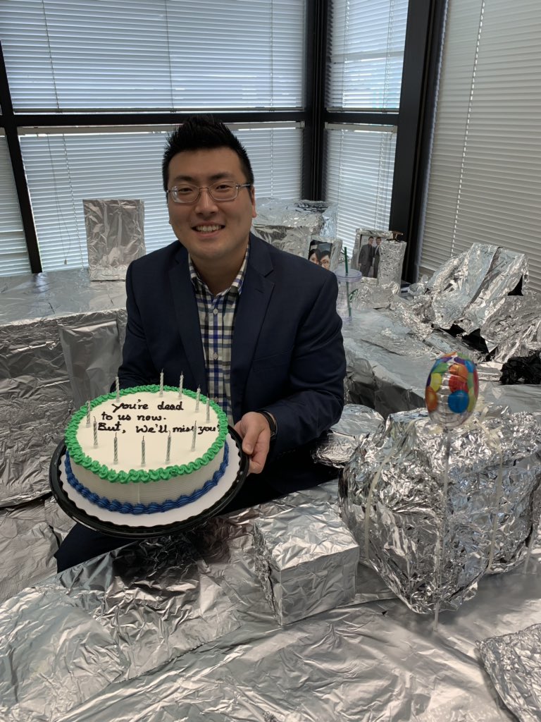 AngelaKim511's tweet photo. Team Austin’s way of saying goodbye and good luck to our amazing leader @johnjejang!! Wish you all the best on your new journey and we will miss you greatly! @BruceGray_TD https://t.co/YD1DNLKooU