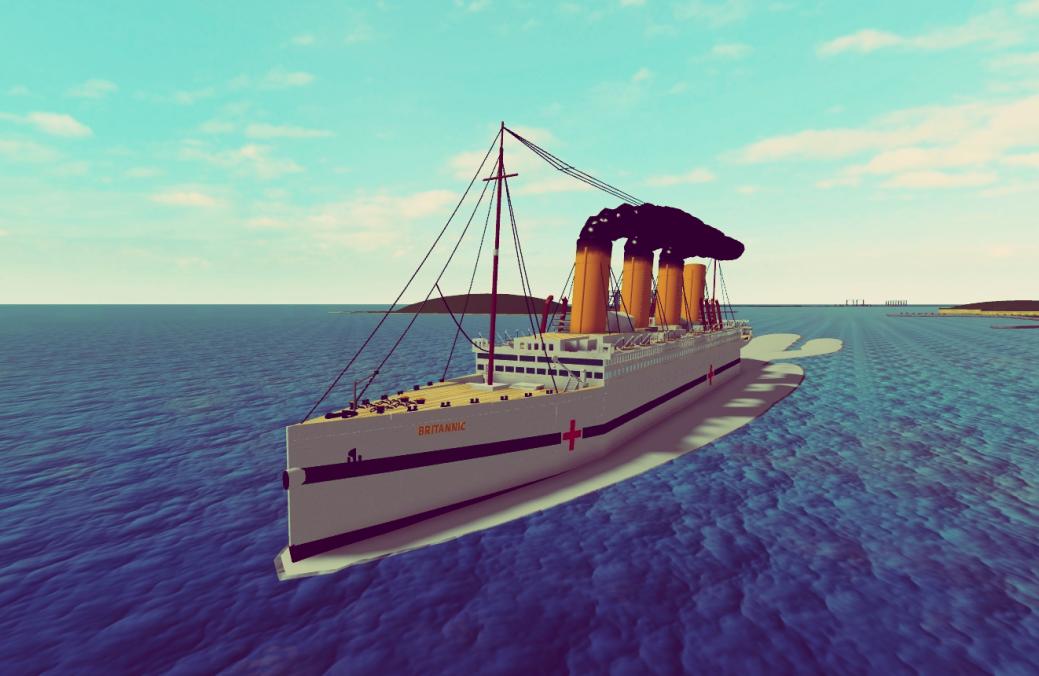 britannic roblox titanic sinking