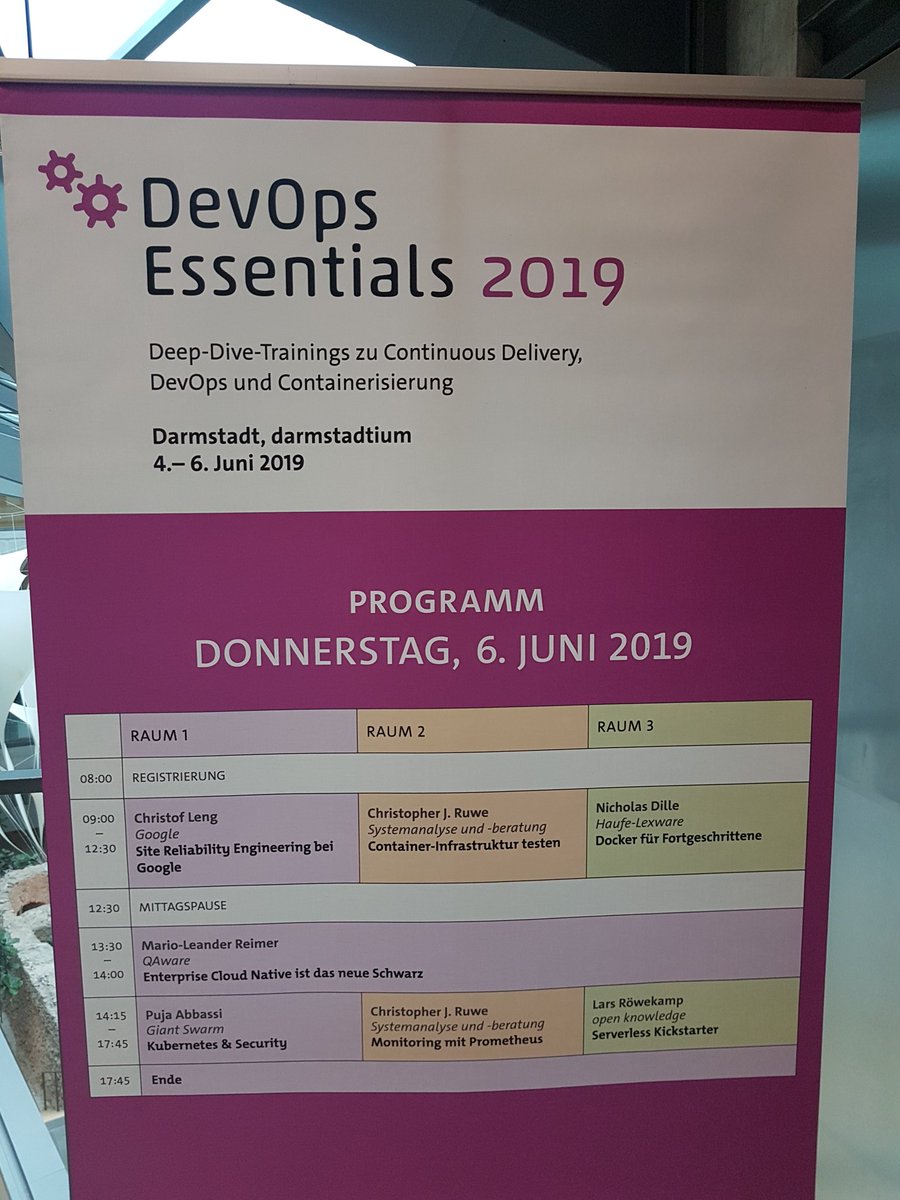 NicholasDille's tweet image. About to start my session covering advanced usage of #Docker at #DevOpsentials19. Look Ma, no #Kubernetes ;-)