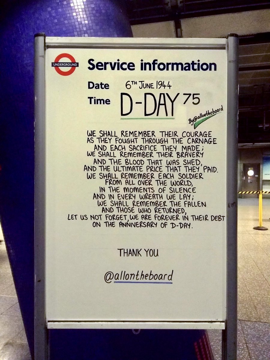 allontheboard's tweet photo. We shall remember your courage and never forget we are forever in your debt on #DDay75 Thank you for the sacrifices you made for our freedom. @allontheboard #DDay #WW2 #DDay75years #DDayLandings #DDay75thAnniversary #Normandy  #LestWeForget #ThankYou #allontheboard https://t.co/UsW8iULKqk