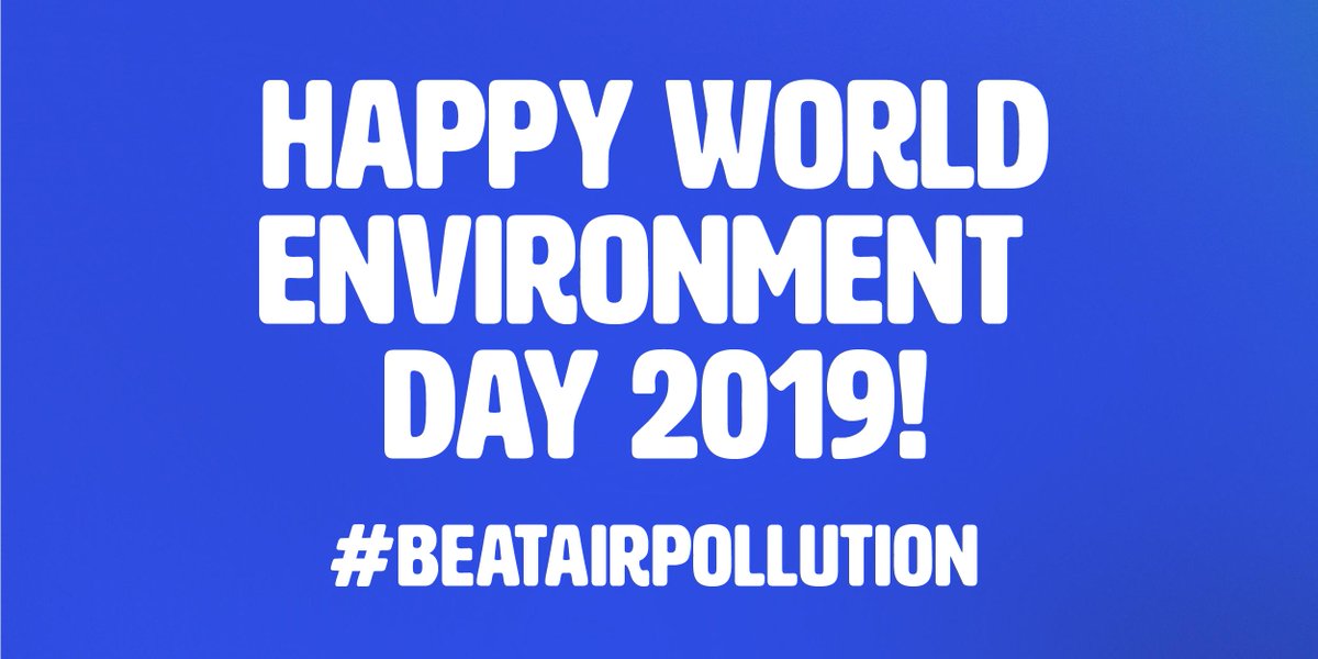 thewtsummit's tweet photo. June 6th is World Environment Day! Started by the UN in 1974 to raise awareness for environmental issues like air pollution. Host country this year - China - are leading the way in converting to electric public buses to help improve their air quality. #BeatAirPollution #wellness https://t.co/T3PadMACxD