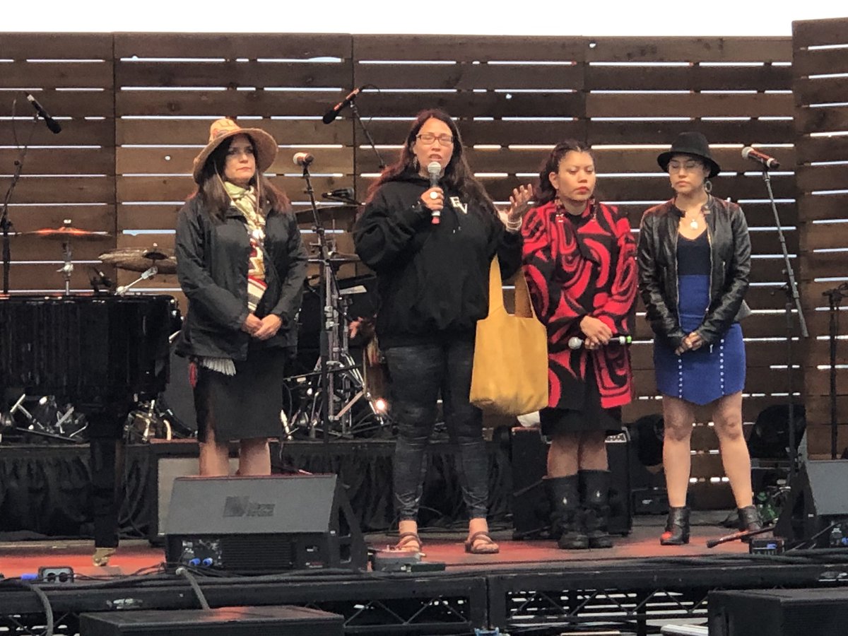 ICRW's tweet photo. Very powerful message tonight at @WomenDeliver’s culture night - a sobering reminder of the colonization &amp; genocide of First Nation’s People on the sacred &amp; unceded land that is Vancouver. @EndingViolence 

#WeDeliver2019 #WD2019 #IndigenousRights #VAWG https://t.co/RHShPhW5EP
