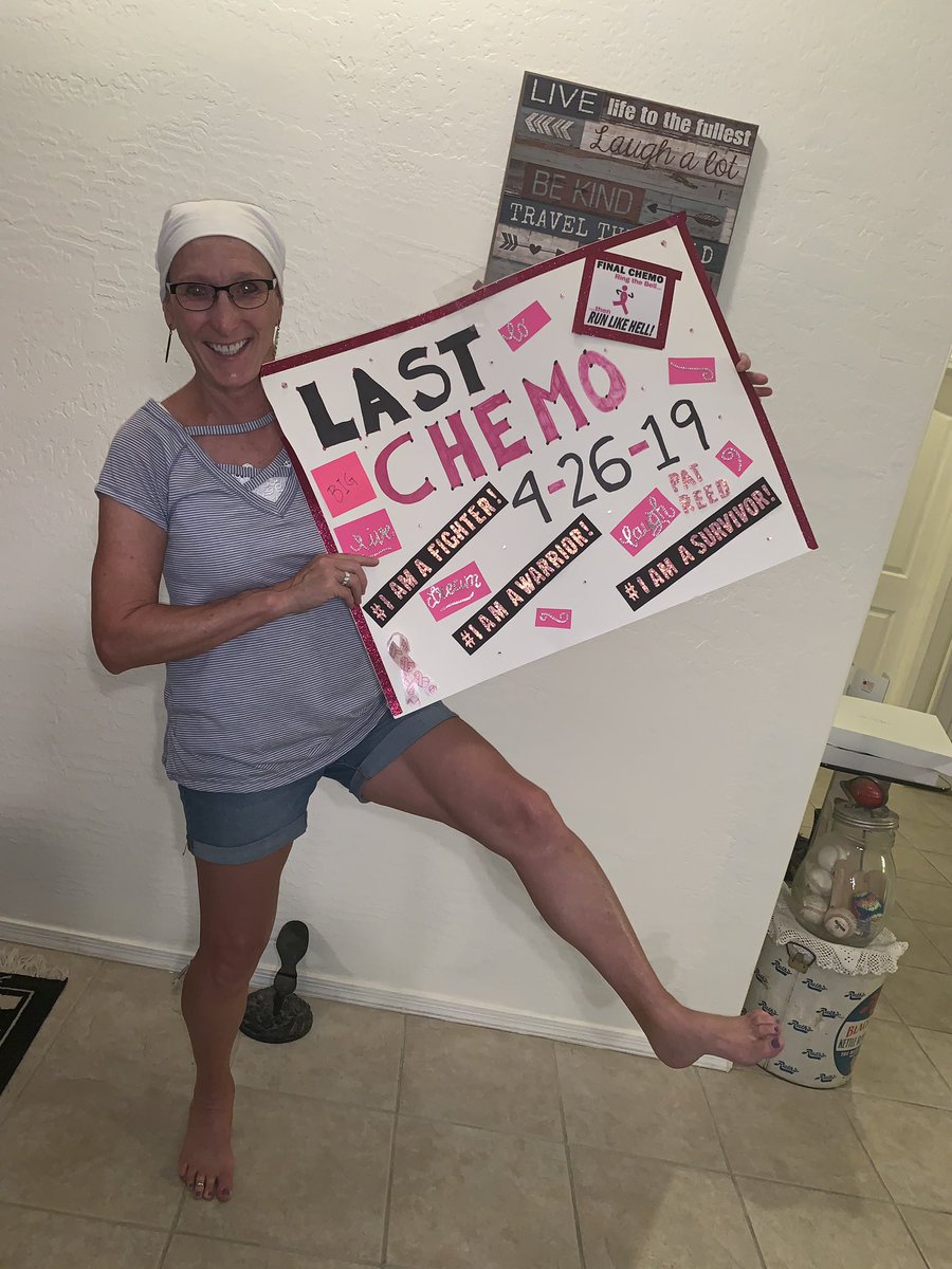 MOMMA REED UPDATE 
On 4/26 my mom had her LAST chemo treatment. On 5/24 she had her double mastectomy and reconstructive surgery. Today, on 6/5 her doctor reported that she is OFFICIALLY CANCER FREE! 💓 #CancerSurvivor #TeamReed